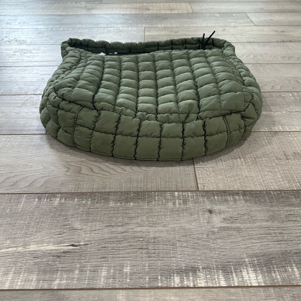 FP Movement by Free People Olive Green Quilted Shoulder Bag - Picture 4 of 9